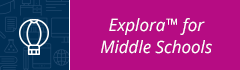 Explora for Middle Schools button